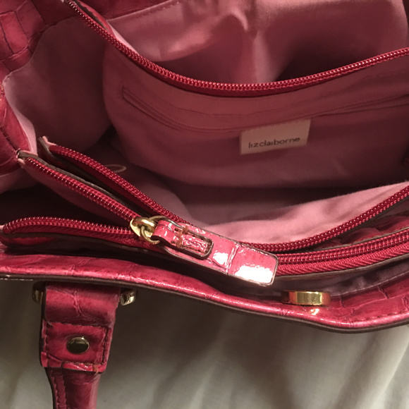Liz Claibourne Handbag Ruby Pink Color #Spring - Picture 2 of 2